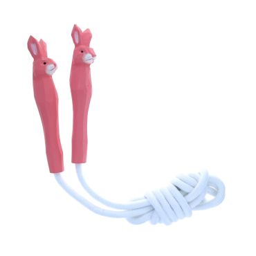 corde à sauter lapin rose