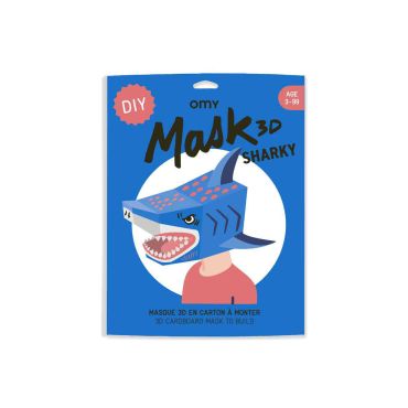 masque 3D requin OMY