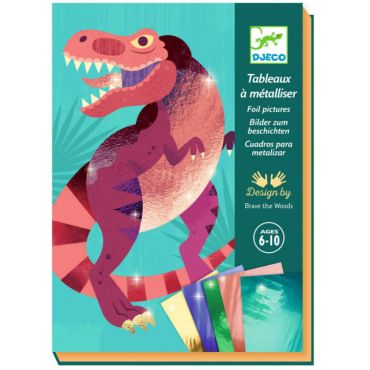 tableaux à métalliser dinosaures