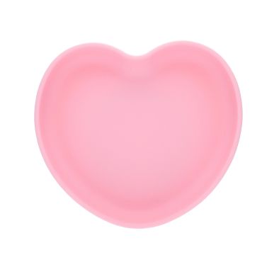 Assiette silicone rose bonbon