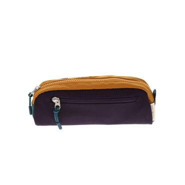 trousse color block jaune 