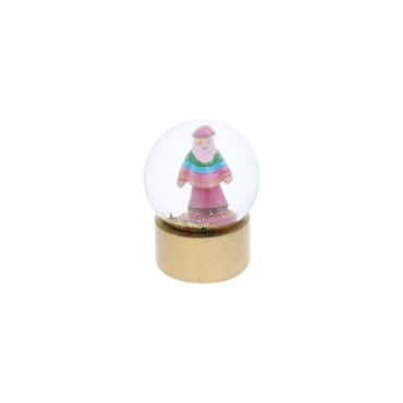 mini boule à neige pere noel multico