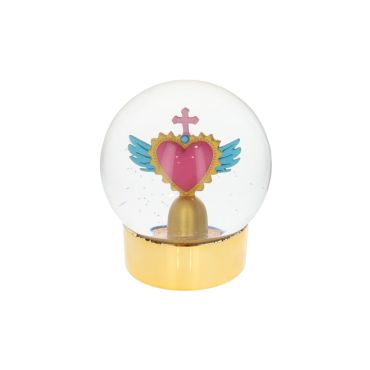 Boule à neige coeur ex voto
