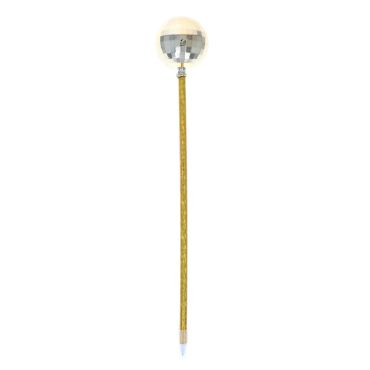 stylo boule disco jaune