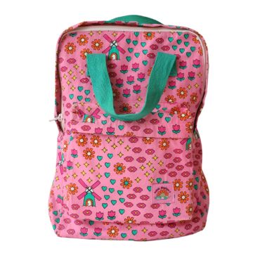 sac à dos double poignees tulipes chacha pop