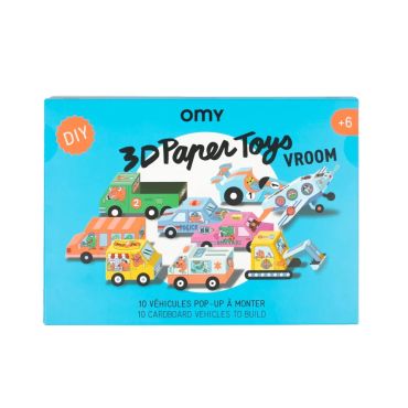 Jeu omy paper toys 3d vroom
