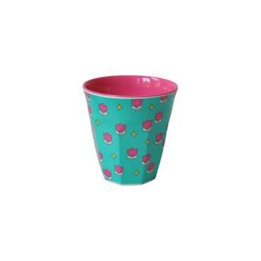 petit verre mélamine tulipes
