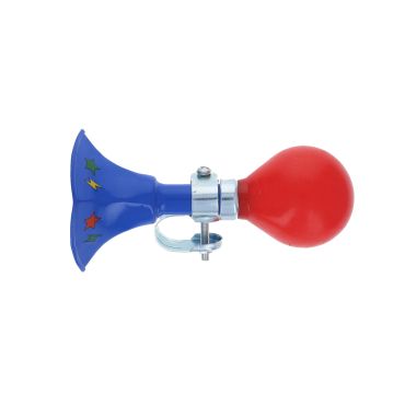 Klaxon pouet vélo rouge et bleu enfant