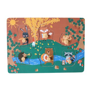puzzle animaux en bois