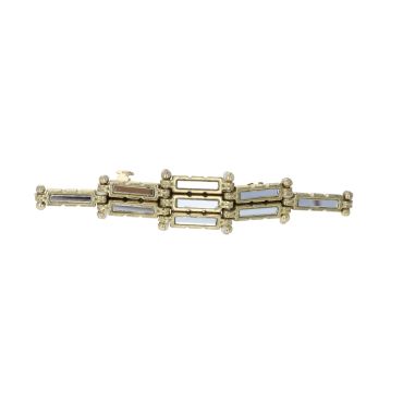 Barrette cheveux à facettes miroir