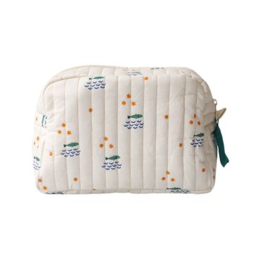 Trousse de toilette écrue poissons - Ma bonne étoile