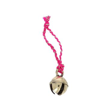 petit grelot en laiton lien rose