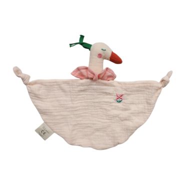 doudou plat oiseau 