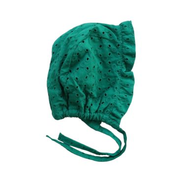 beguin pour bébé broderie verte