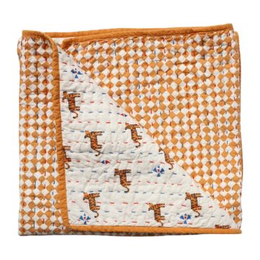 plaid pour enfant motifs tigres