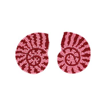 boucles d'oreilles coquillage perles