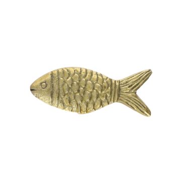 bouton de porte poisson en laiton
