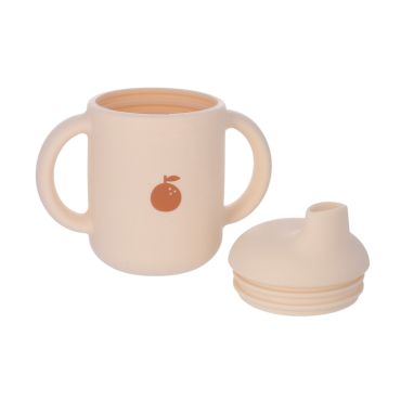 tasse à bec en silicone pour bébé pomme