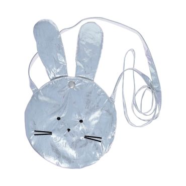 Sac bandoulière enfant Lapin métallisé 