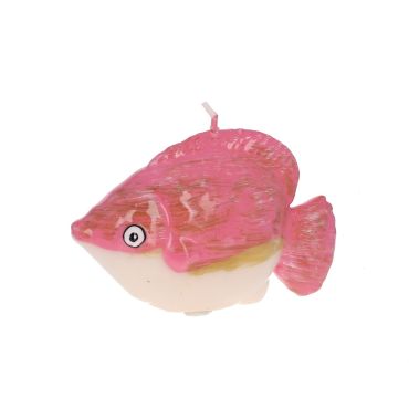 bougie poisson rose