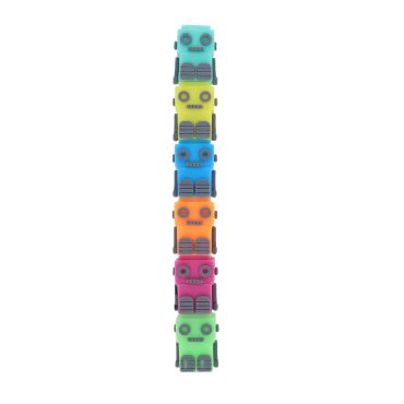 lot de 6 surligneurs robot dans les airs