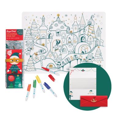set en silicone à colorier noël 