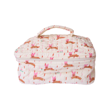 vanity trousse lapin rose khanta