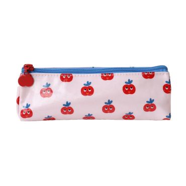 trousse crayons pomme rouge