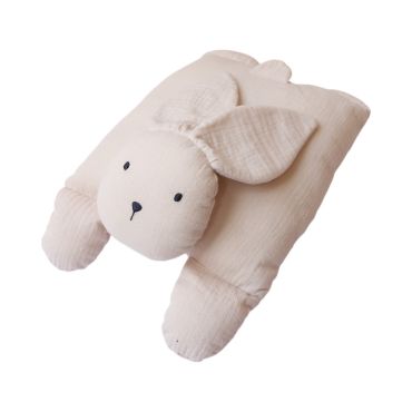 coussin plat lapin chichi pompon