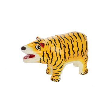 boite en papier maché tigre du bengale