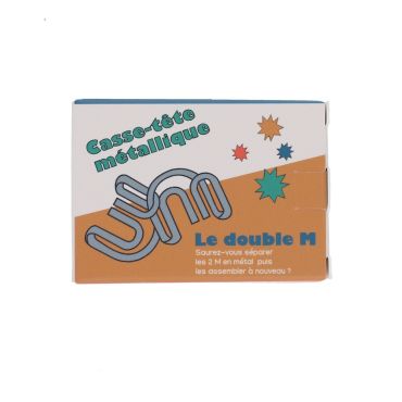 Casse tête en métal le double M