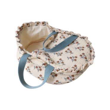 couffin pour poupée fleuri à la cueillette