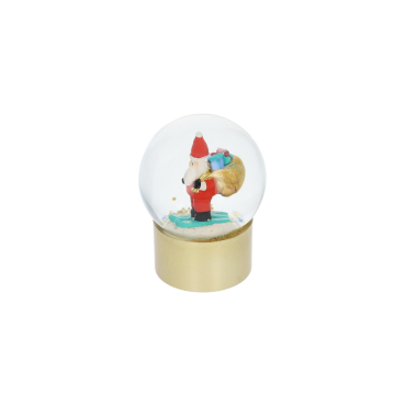 Petite boule à neige père noël