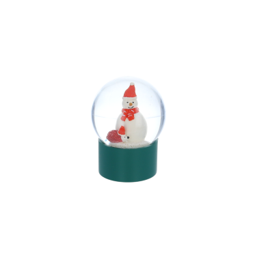 petite boule à neige bonhomme de neige hérisson