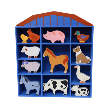 animaux en bois jouet enfant