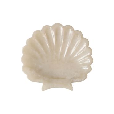 vide poche en résine coquillage blanc nacré