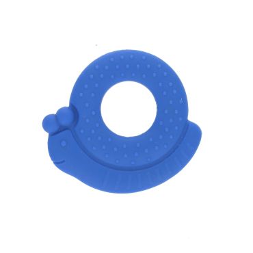 anneau dentition bébé escargot bleu