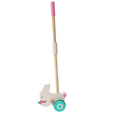 Jouet à pousser Lapin pour bébé
