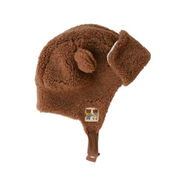 chapka bébé marron ours