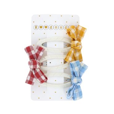 barrettes cheveux enfant vichy