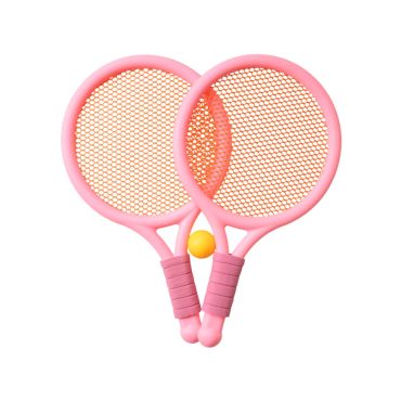 Jeu de raquettes rose orange