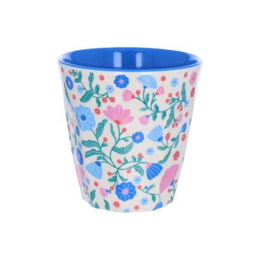 grand verre en mélamine joli paon