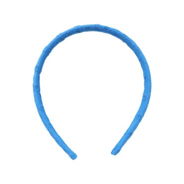 serre-tête bébé broderie bleu