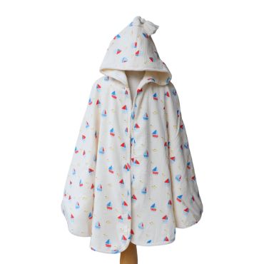 Grande cape de bain bateaux - Petit Matelot