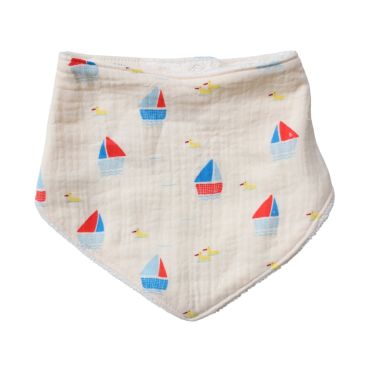 bavoir bandana éponge bateaux