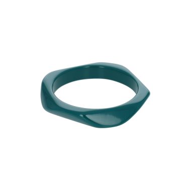 bracelet jonc en résine vert