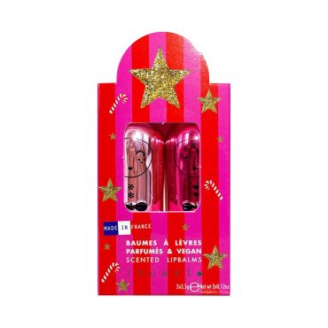 Coffret 2 baumes à lèvres parfumés Couture INUWET