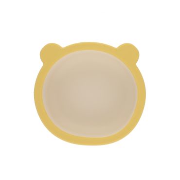 Bol en silicone bicolore jaune