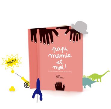 Cahier à remplir "Papi, mamie et moi"