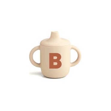 gobelet en silicone lettre B